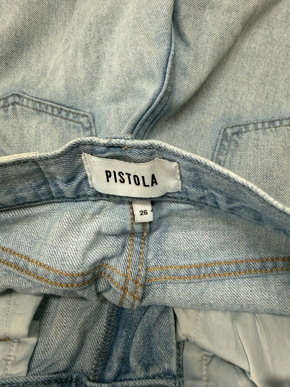 Pistola Ruby‎ High Rise Palazzo Wide Leg Jean size 26 - Picture 9 of 10